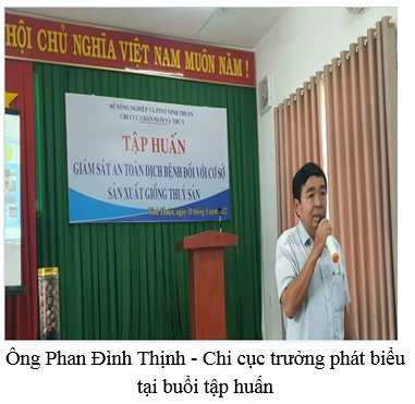 Giám sát an toàn dịch bệnh đối với cơ sở sản xuất giống thủy sản